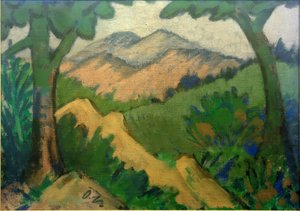 Paisaje de dunas de Otto Mueller