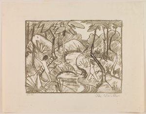 Paisaje Forestal, del portafolio “Otto Müller” de Otto Mueller