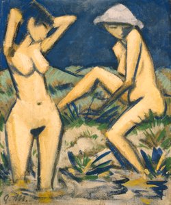 Bañistas, c.1920 de Otto Mueller