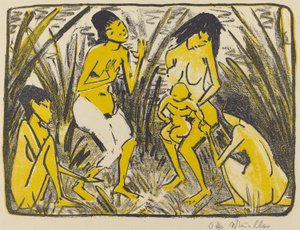El hallazgo de Moisés (Auffindung des Moses), c.1920