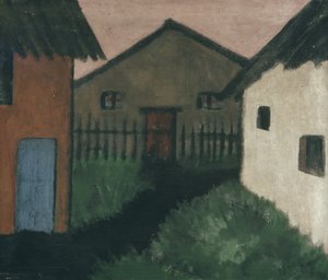 Casas de pueblo de Otto Mueller