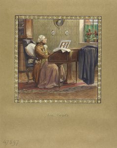 Joseph Haydn en el piano de cola, 1917