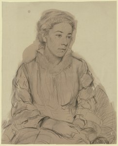 Retrato de una joven de Otto Scholderer