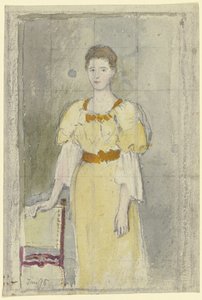 Dama de pie de Otto Scholderer