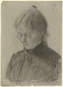 Luise Scholderer leyendo de Otto Scholderer