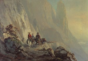 A lo largo del borde de la montaña, 1870