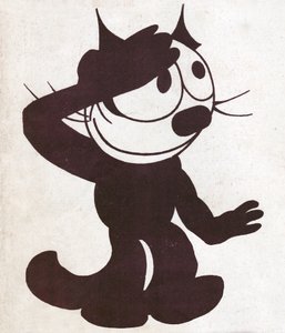 El gato Félix. El gato Félix (ilustración, alrededor de 1930) de Otto and Sullivan Pat Messmer