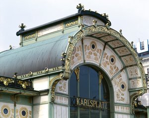 El Pabellón Otto Wagner en Karlsplatz