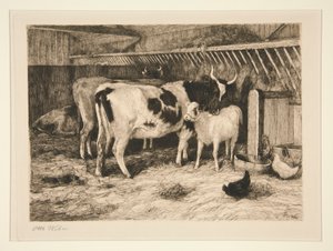 caricia maternal de Otto Weber