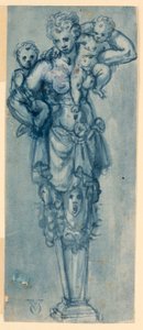 Diseño para una figura terminal de la Caridad de Otto van Veen