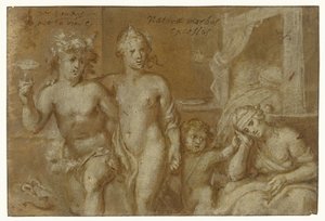 Consecuencias de tratar con Baco y Venus de Otto van Veen