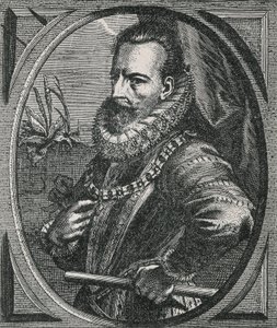 Retrato del condotiero Alejandro (Alessandro) Farnese, Duque de Parma, gobernador de los Países Bajos (1545-1592), después de Otto van Veen (1556-1629) (grabado) de Otto van Veen
