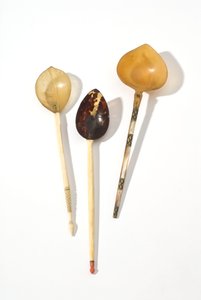 Tres cucharas otomanas del siglo XVIII (Sherbat) de Ottoman School