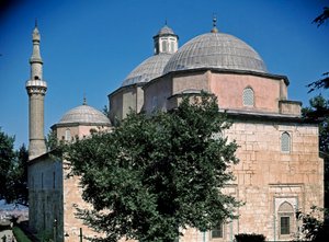 Vista de la mezquita verde de Ottoman School