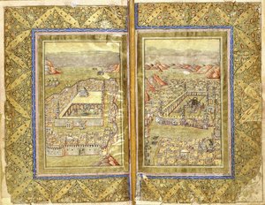 Vistas de La Meca y Medina, c.1794-5 de Ottoman School
