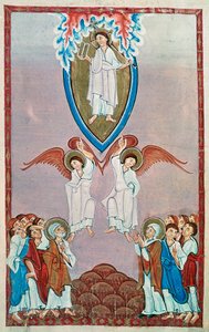 Ms 91 f.96 Ascensión de Ottonian