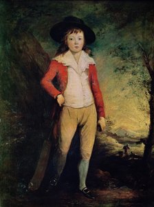 Retrato de William Seward con un bate de cricket, c.1788-91