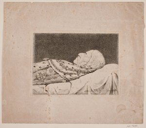 Federico VI en el lecho de muerte de P.C. Skovgaard