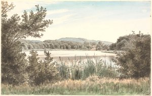 El lago de los perros en Møn de P.C. Skovgaard
