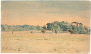 Paisaje de Frederiksborg de P.C. Skovgaard