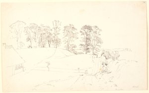 Paisaje con árboles de P.C. Skovgaard