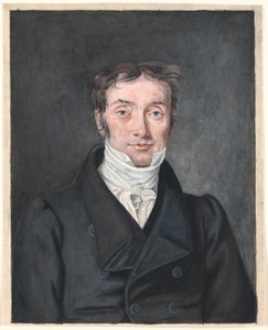 Retrato del maestro Hans Jensen Visby (1777-1870), de Aagerup, parroquia de Ramløse de P.C. Skovgaard
