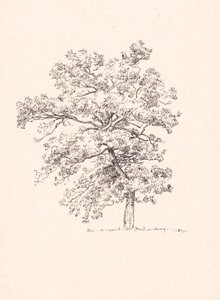 Árbol en Fredensborg de P.C. Skovgaard