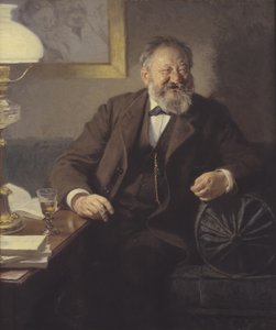 El autor Sophus Schandorph de Peder Severin Krøyer