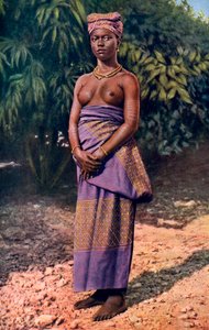 Una mujer de Accra, Ghana, 1922 de P. A. McCann