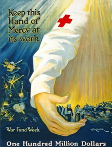 Mantén esta mano de misericordia en su trabajo, Semana del Fondo de Guerra, Cien Millones de Dólares, c.1917-20