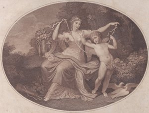La dulzura atando las alas de Cupido, probablemente siglo XVIII