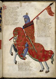 Un caballero de Prato, de Regia Carmina por Convenevole da Prato de Pacino di Buonaguida