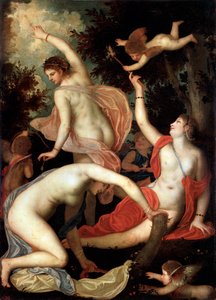 Las Gracias y Cupido de Padovanino
