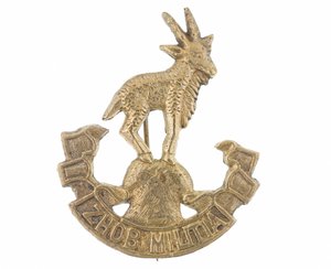 Insignia de gorra, Milicia de Zhob de Pakistani School