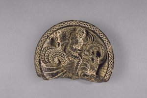 Paleta con Nereida en un Dragón Acuático, c.50-75 de Pakistani School