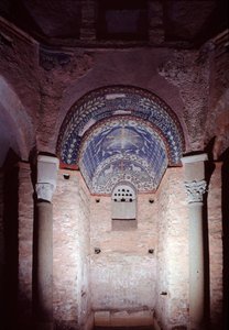 Nicho con mosaico, siglo V-VI