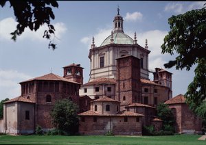 Vista de la Basílica, siglo IV de Paleo Christian
