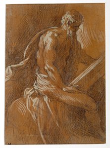 Un santo leyendo de Palma Il Giovane