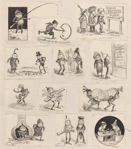 Duendecillos en casa - Doce viñetas de Palmer Cox