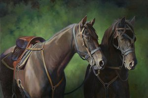 Socios silenciosos, 2011 (óleo sobre lienzo)