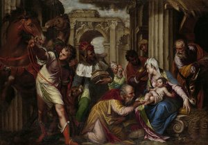 La adoración de los Reyes Magos
