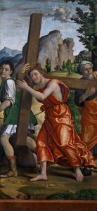Camino al Calvario (detalle del Políptico de la Pasión)