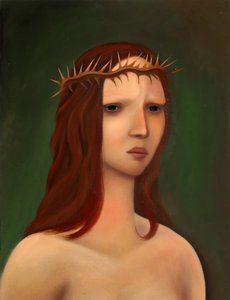 Ecce Homo, 2023 (óleo sobre panel de madera) de Paolo Perfranceschi