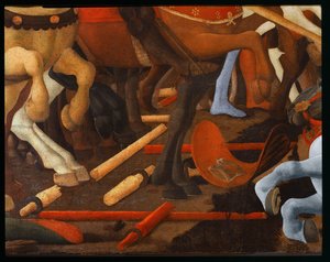 Batalla de San Romano, detalle de Paolo Uccello