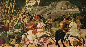 La Batalla de San Romano, c. 1438, 1909 de Paolo Uccello