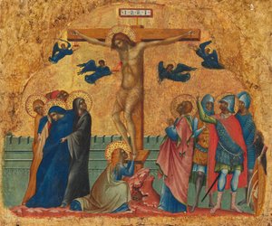 La crucifixión, c. 1340-1345 de Paolo Veneziano