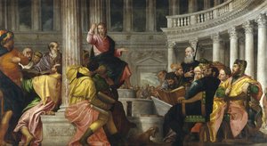 Cristo entre los doctores de Paolo Veronese