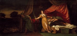 Judith a punto de matar a Holofernes