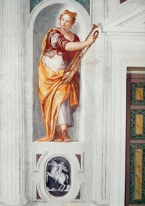 Músico con un cuerno, c.1560-1568 de Paolo Veronese