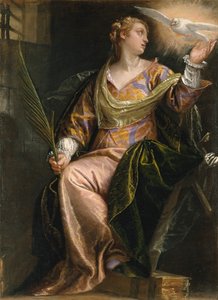 Santa Catalina de Alejandría en prisión, ca. 1580-85 de Paolo Veronese